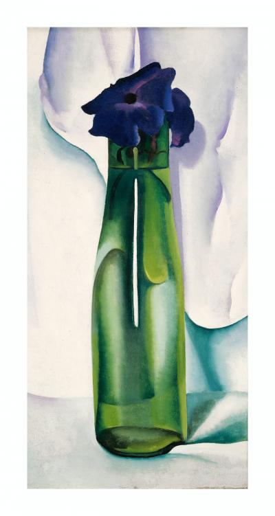 Petunia and Glass Bottle | Denver Art Museum