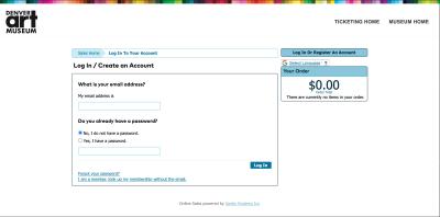 Member login text page