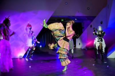 Dancers and models at October's Untitled at the Denver Art Museum