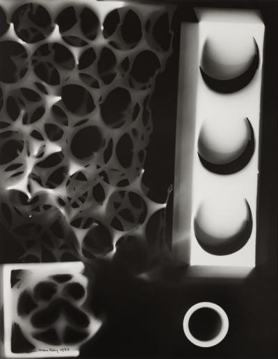 Black and white rayograph