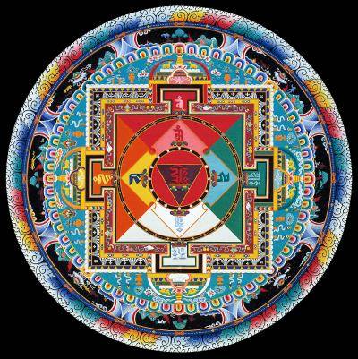 Multicolored Hayagriva Mandala