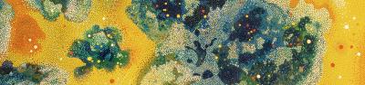 Swirls of color and dots