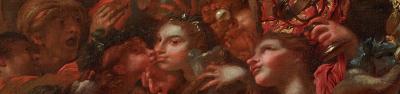 Faces meshed together in a dramatic embrace