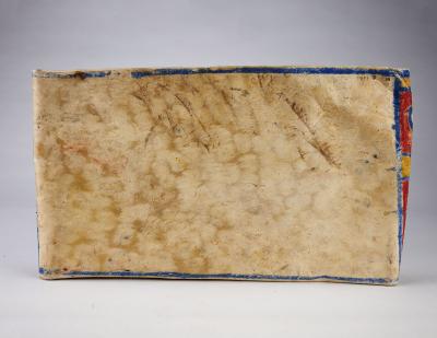 Detail of parfleche made by a Northern Plains artist