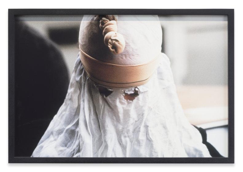 Senga Nengudi, Ceremony for Freeway Fets, 1978. 1 of 11 chromogenic prints.