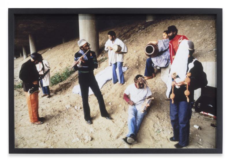 Senga Nengudi, Ceremony for Freeway Fets, 1978. 1 of 11 chromogenic prints.