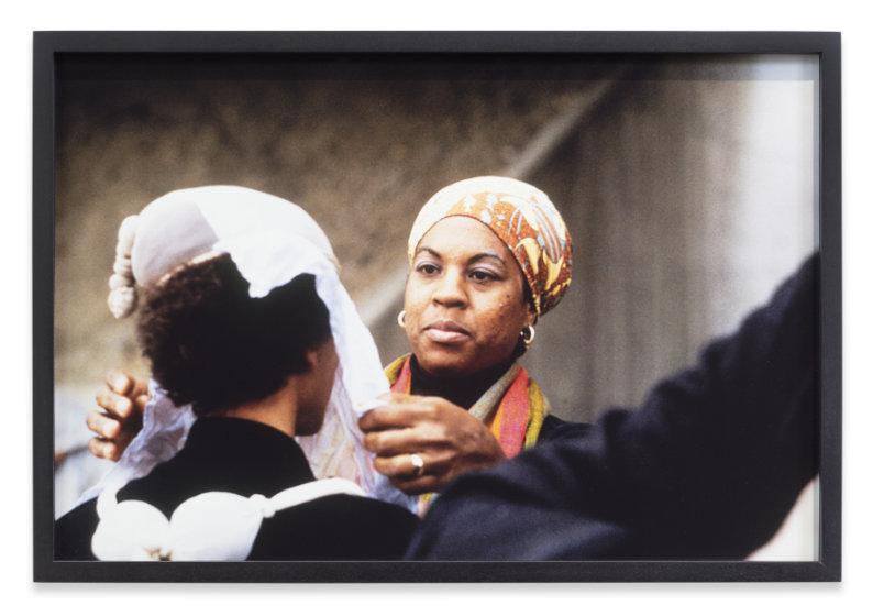 Senga Nengudi, Ceremony for Freeway Fets, 1978. 1 of 11 chromogenic prints.