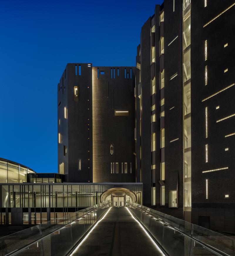 Martin Building view at night