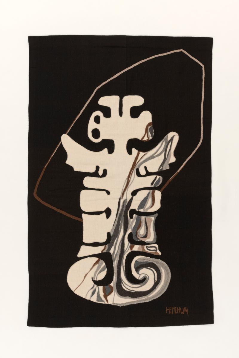 Ceremonial blade textile