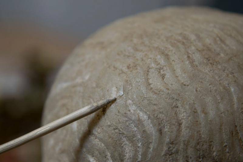 close up photo of dull beige paint