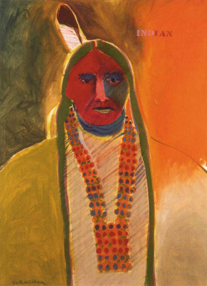 Indian No 1 by Fritz Scholder