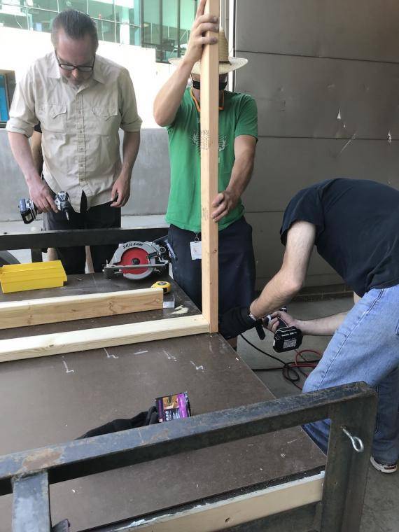 building the frame