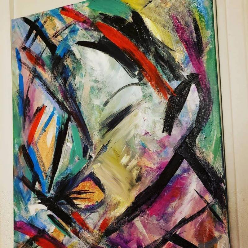 Abstract painting by Quana Madison