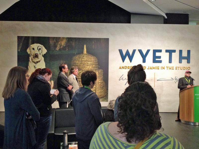 Timothy Standring speaking at Wyeth media preview