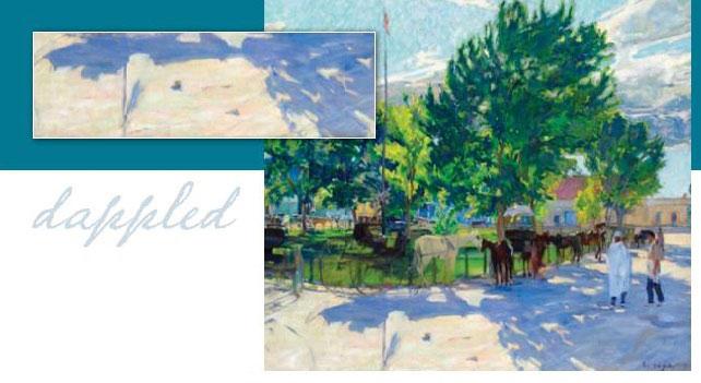 Example of shadows painted by Walter Ufer