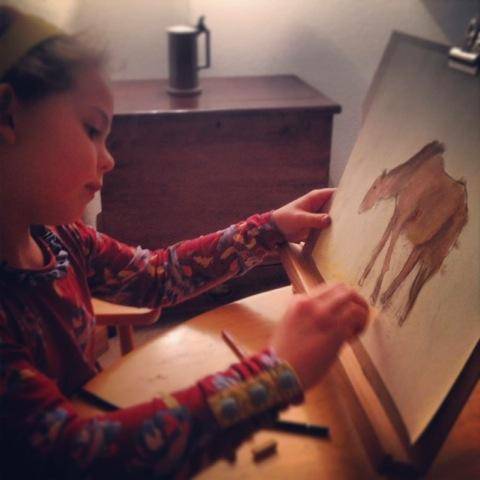 Adelyn painting